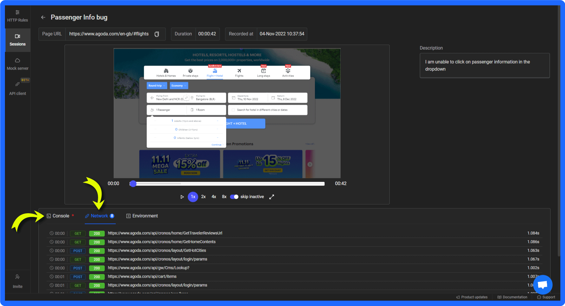 network logs