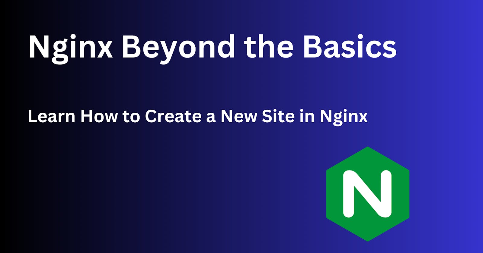 Create a new Site in Nginx