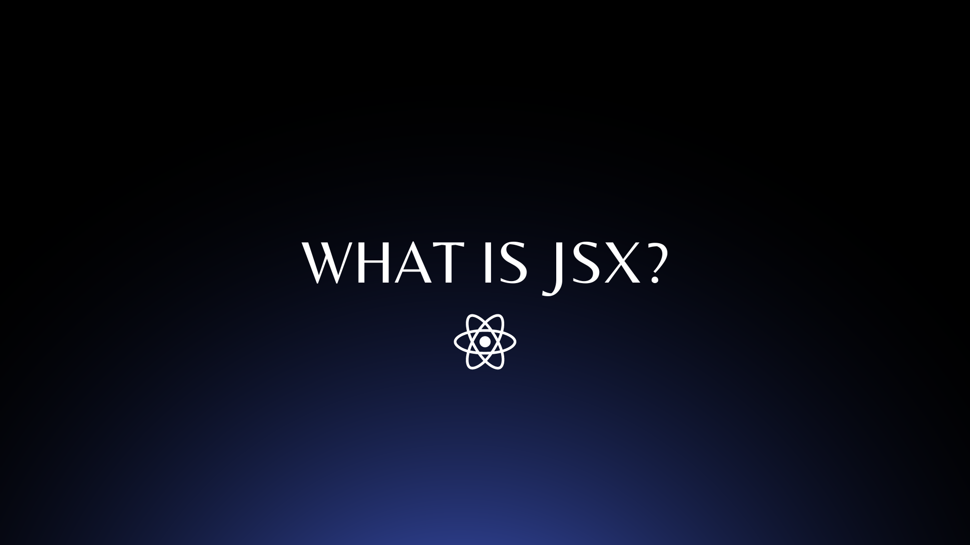 What is JavaScript XML?