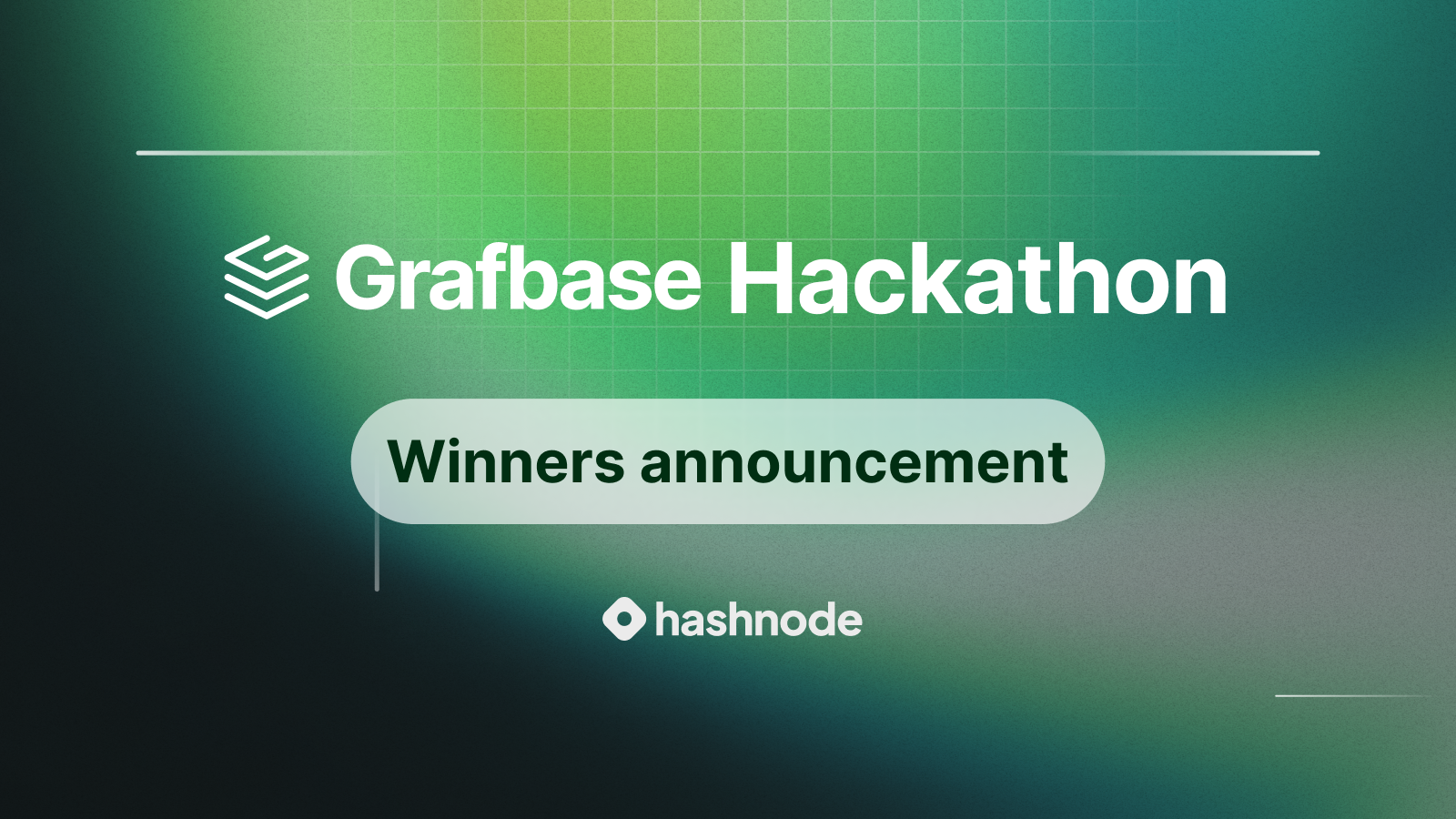 Grafbase x Hashnode winners 🔥