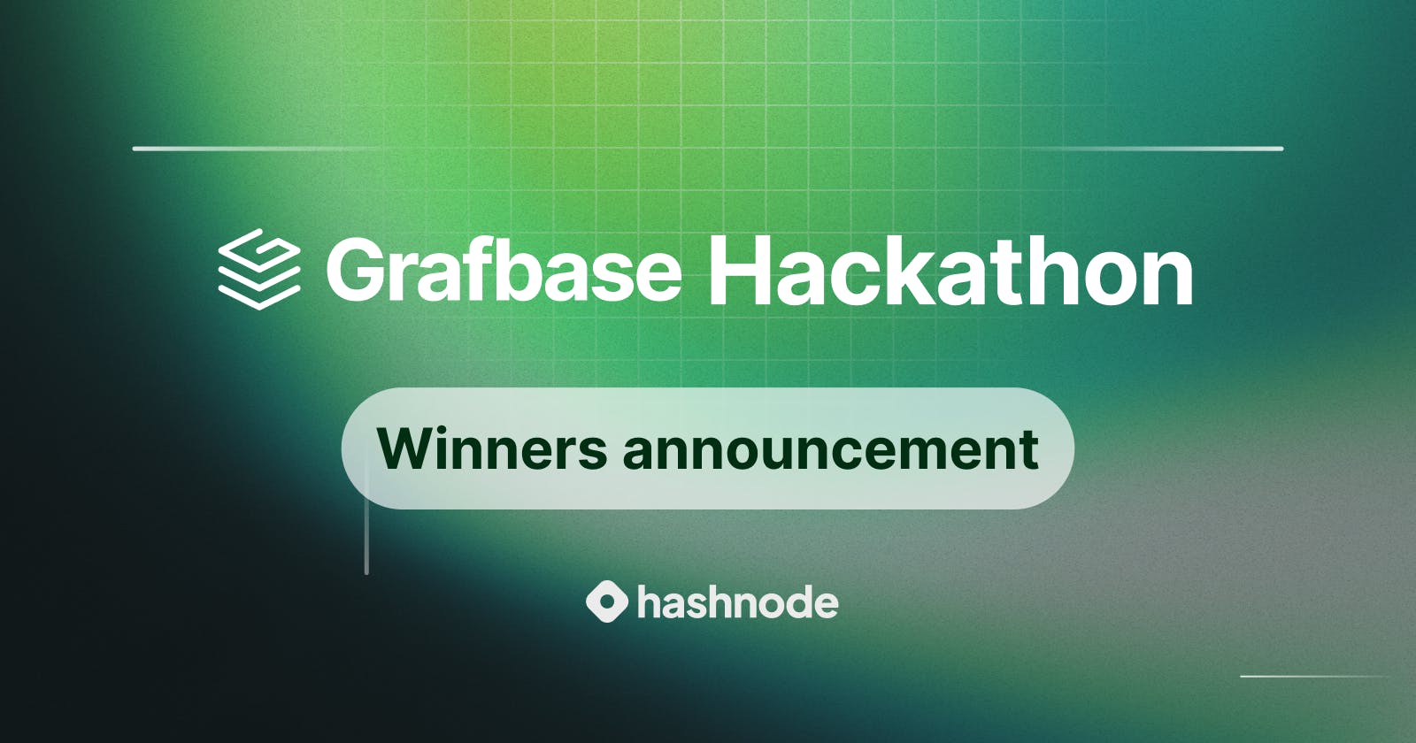 Grafbase x Hashnode winners 🔥
