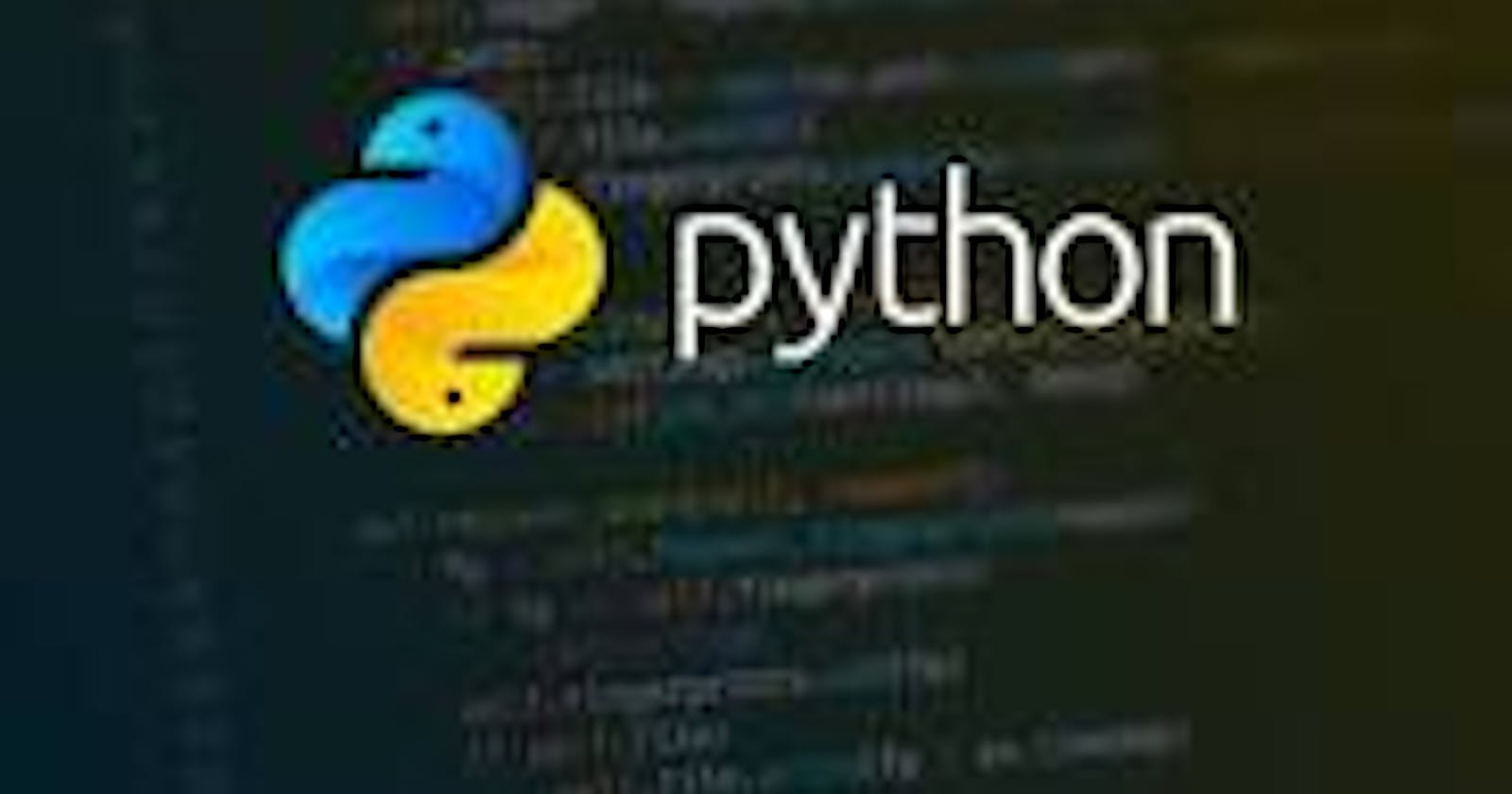 Python programming language:
