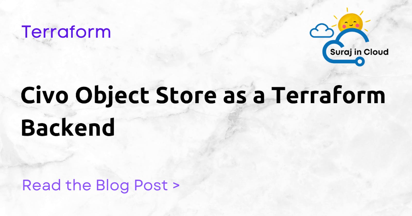Civo Object Store as a Terraform Backend