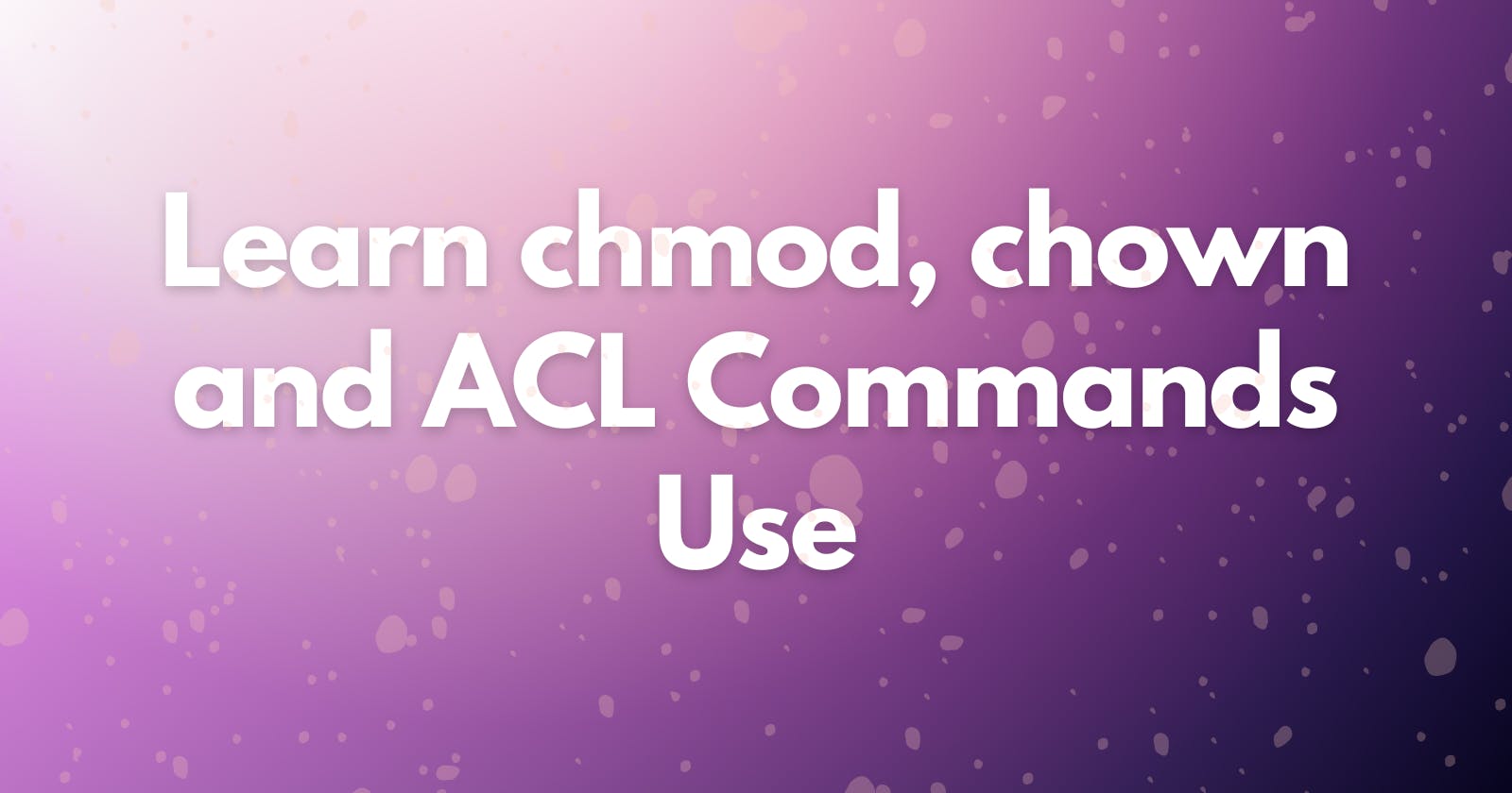 Mastering File Permissions: Exploring chmod, chown, and ACL Commands