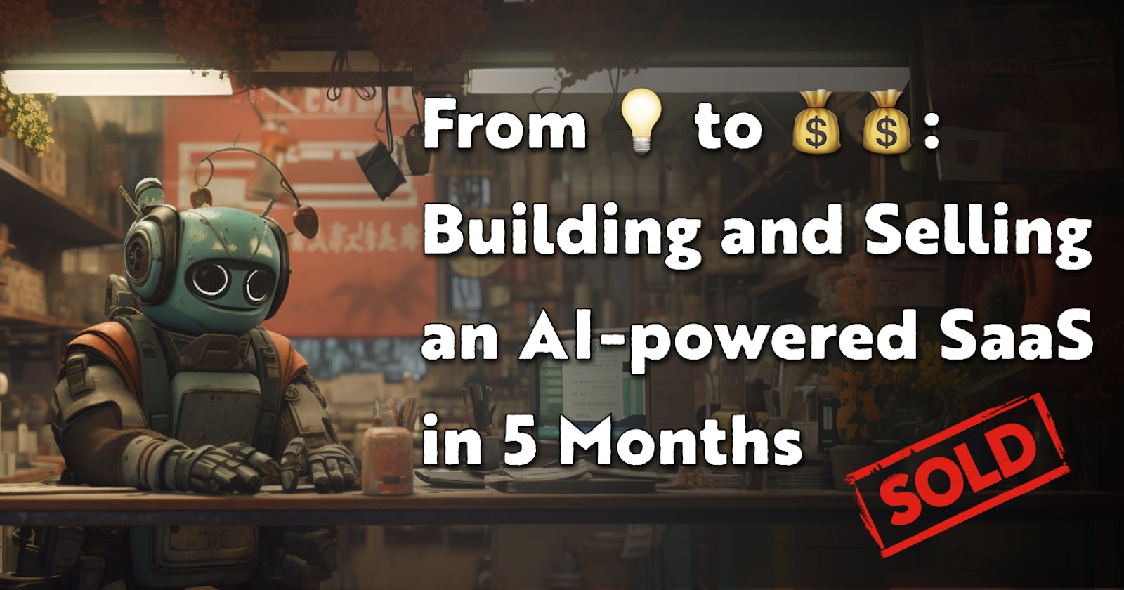 💡From Idea to Exit: Building and Selling an AI-powered SaaS in 5 Months 🤖💰