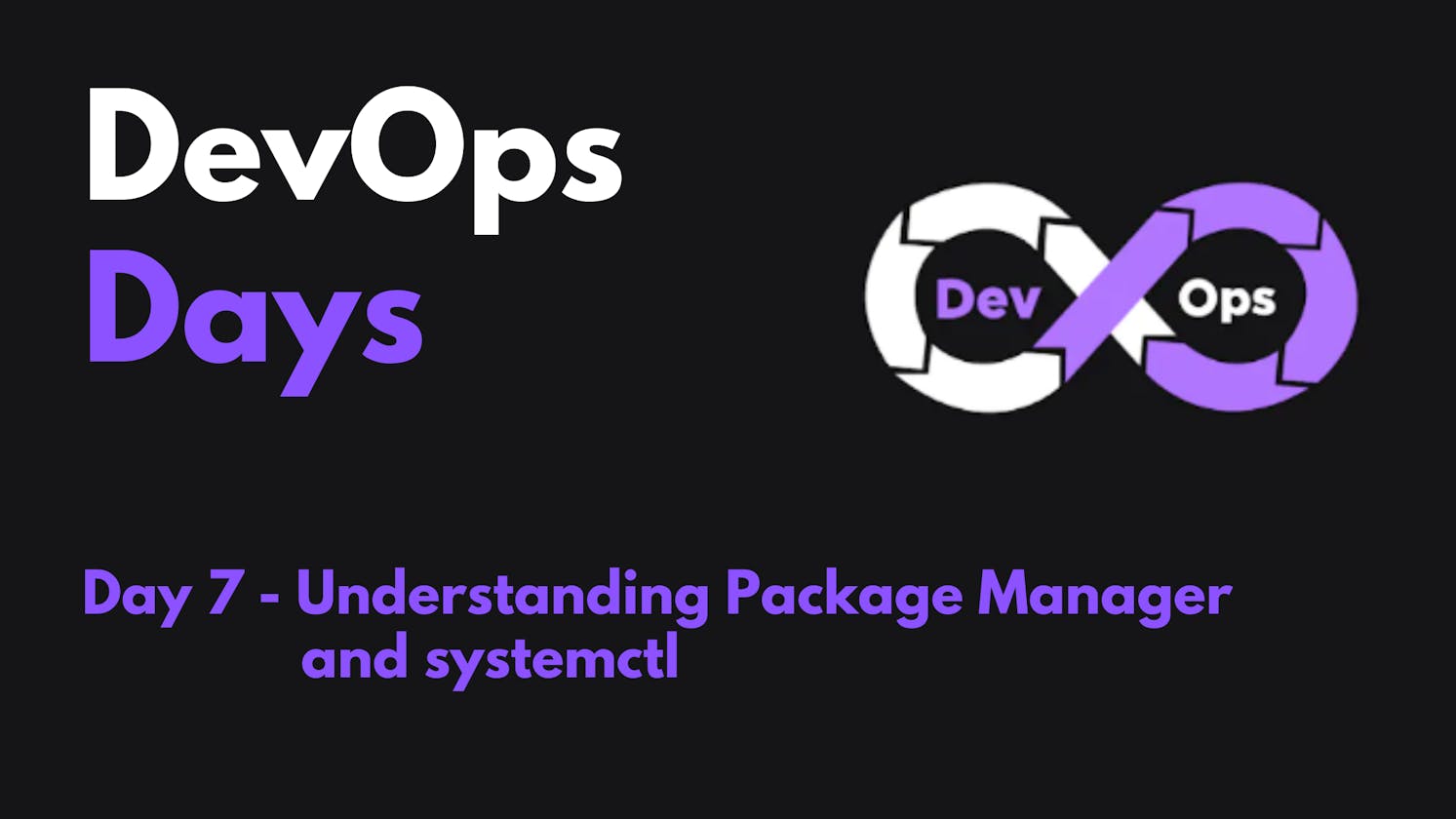 Day 7 - Understanding Package Manager and systemctl