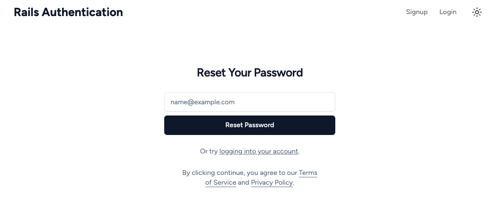 Reset Password in Rails from Scratch