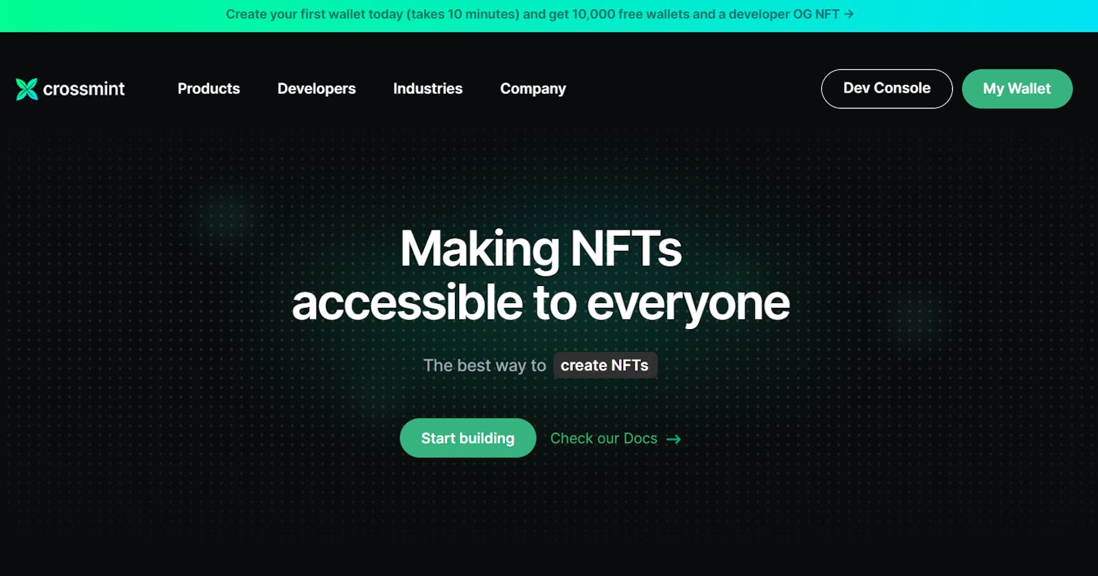 Introduction to Crossmint: Unlocking the World of NFTs