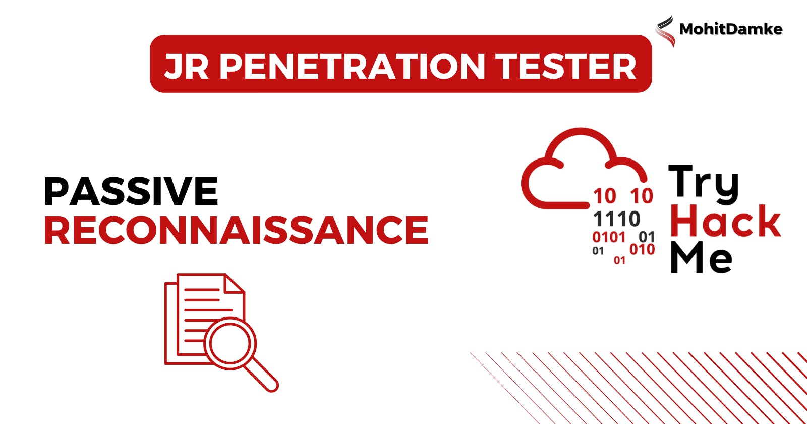 Passive Reconnaissance | Try Hack Me |Jr Penetration Tester | By Mohit Damke