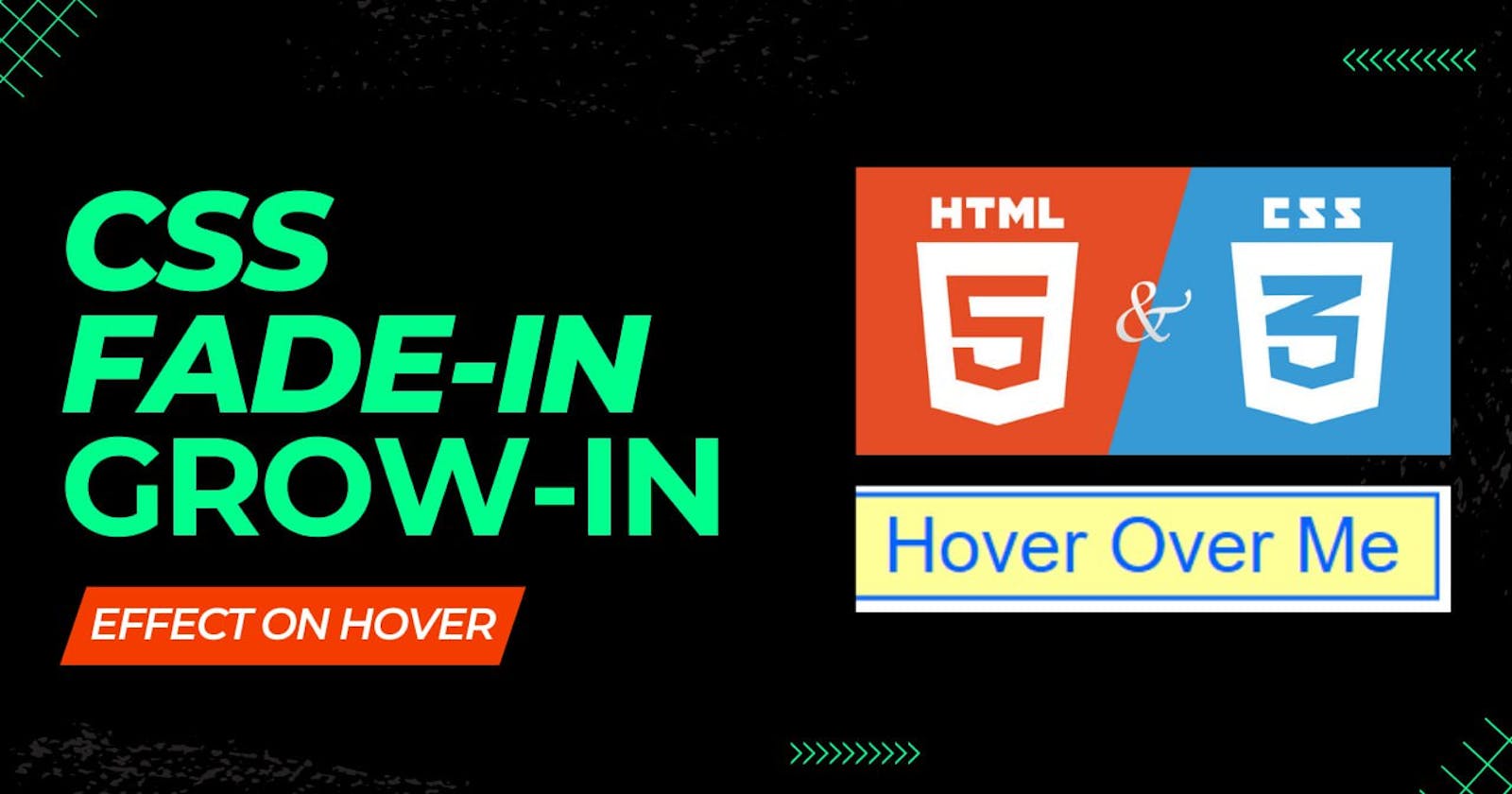 CSS Fade-in & Grow-in Effect on Hover