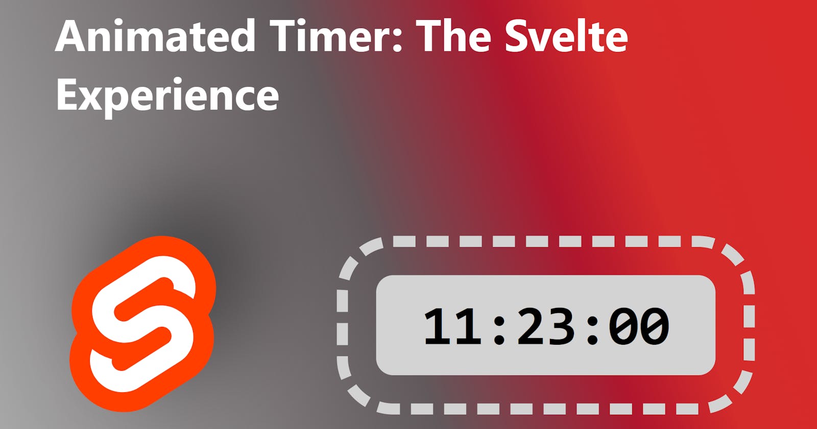 Animated Timer:  The Svelte Experience