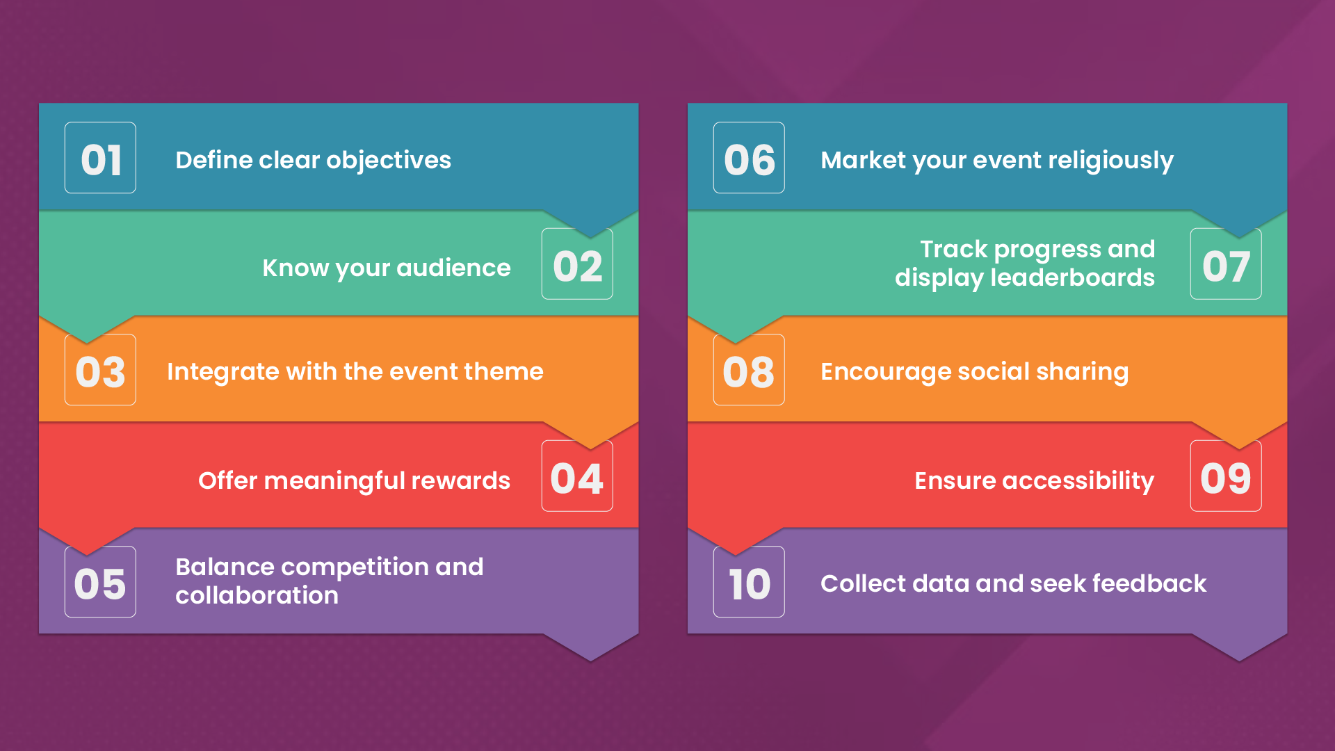 10 ways to effectively gamify an event