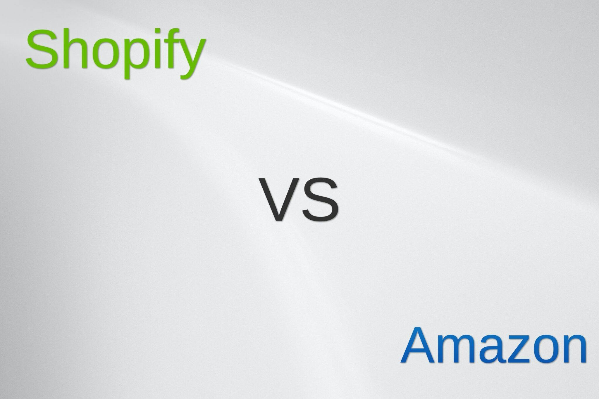 How is Shopify different from Amazon?