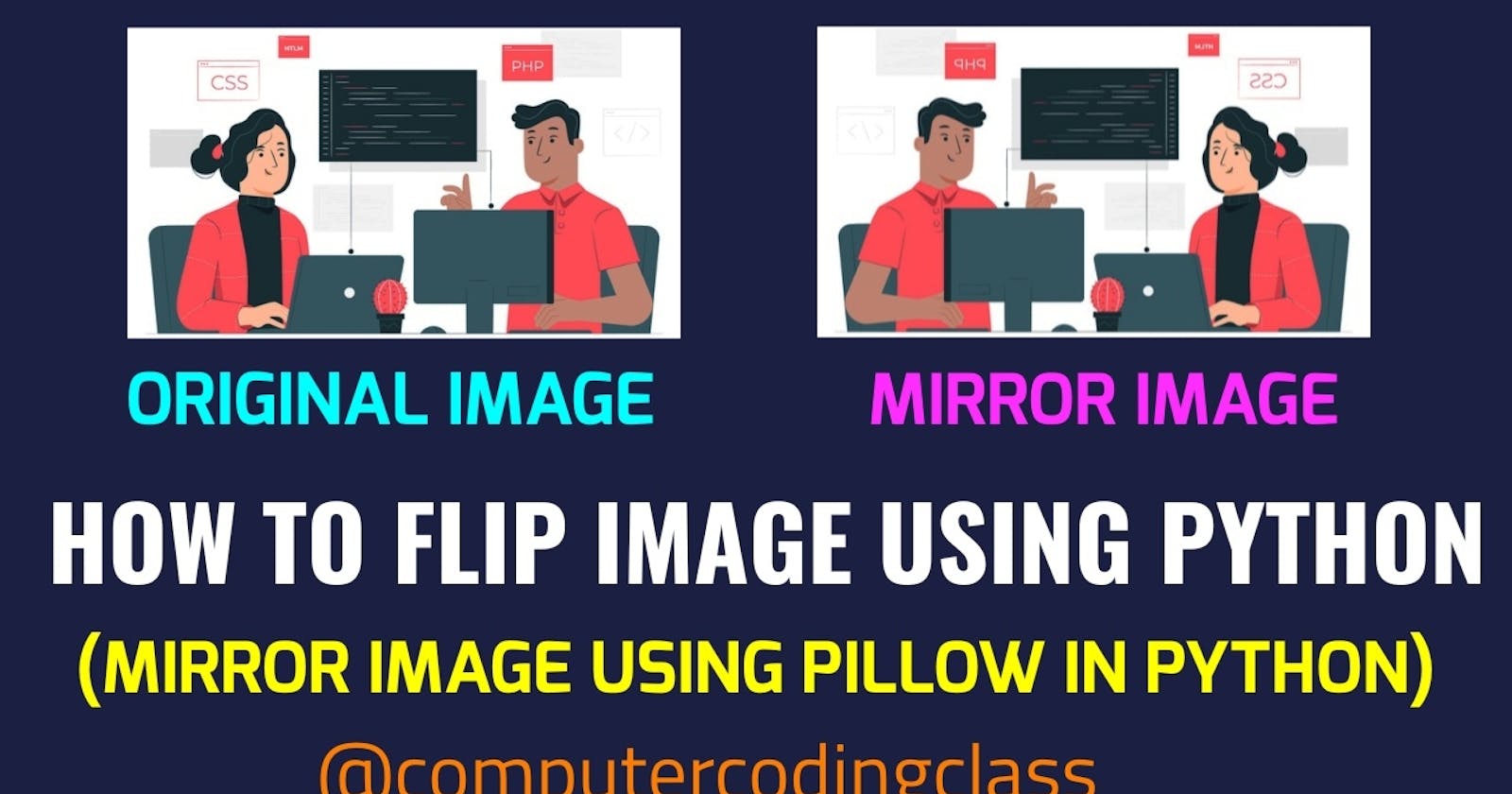 Mirror image in Python