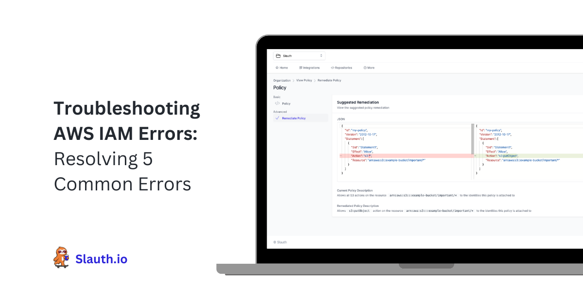 Troubleshooting AWS IAM Errors: Resolving 5 Common Errors