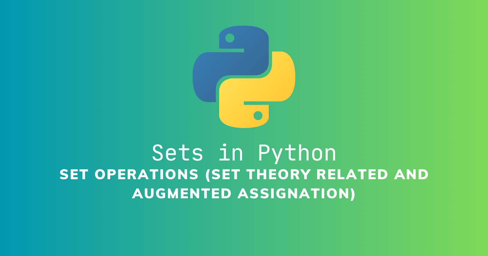 Sets in Python part 2