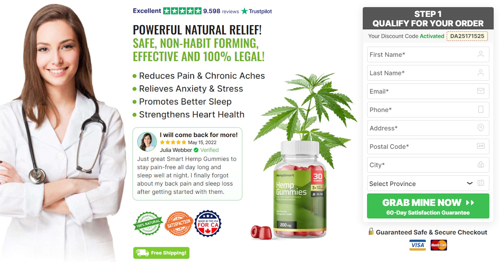 Everhempz CBD Gummies Canada Reviews, Side Effects, Near Me, Amazon, Cost, Price, Reddit, Scam & Where To Buy?