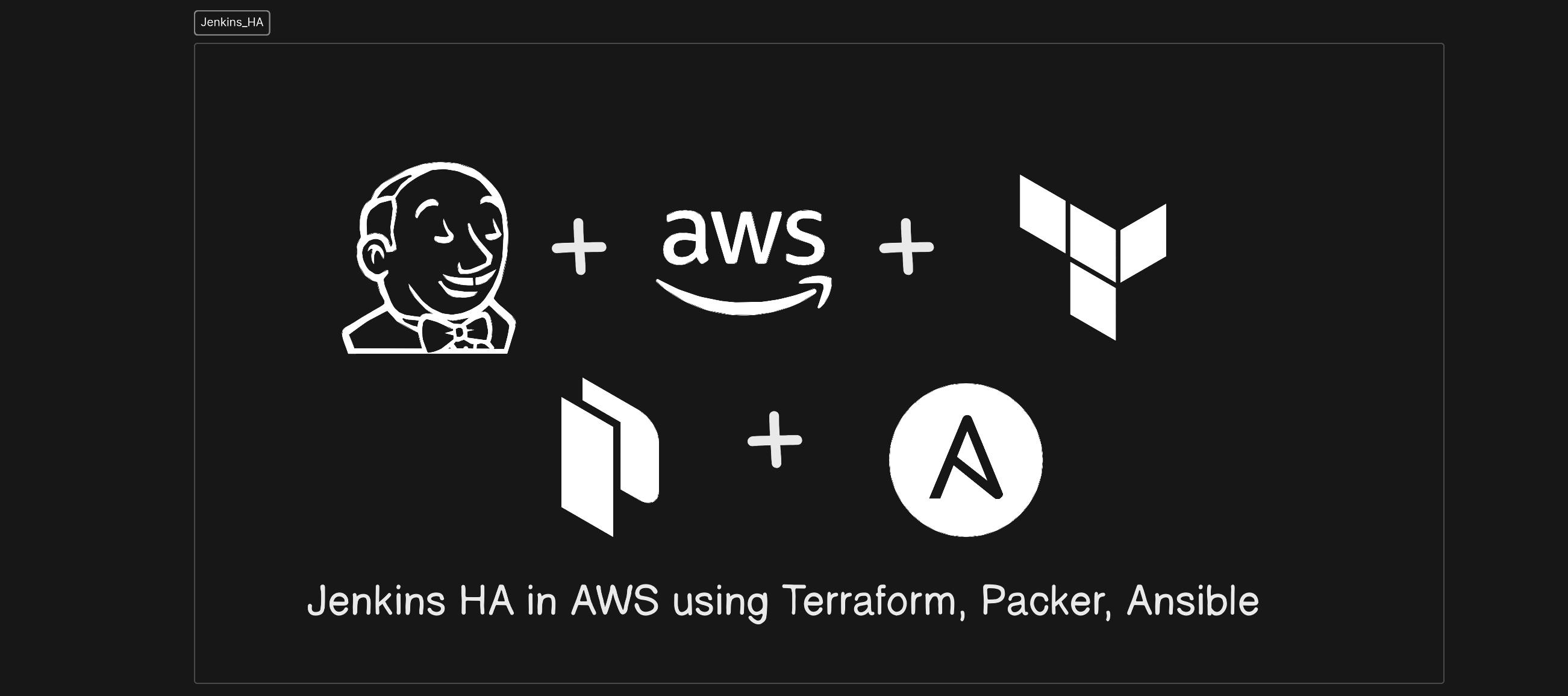 Jenkins HA Setup on AWS using Terraform, Ansible and Packer