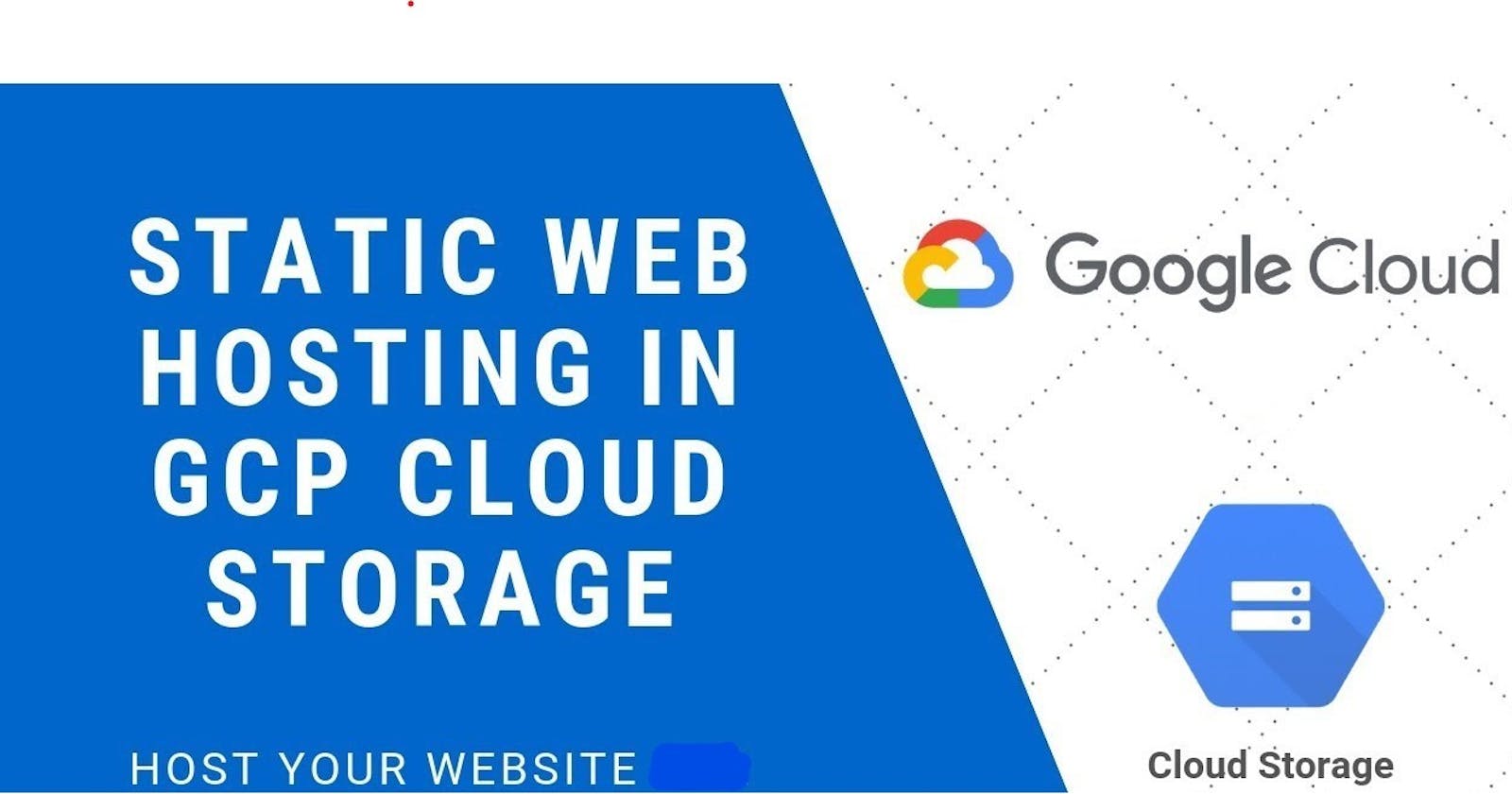 Host a Static Website in Google Cloud storage