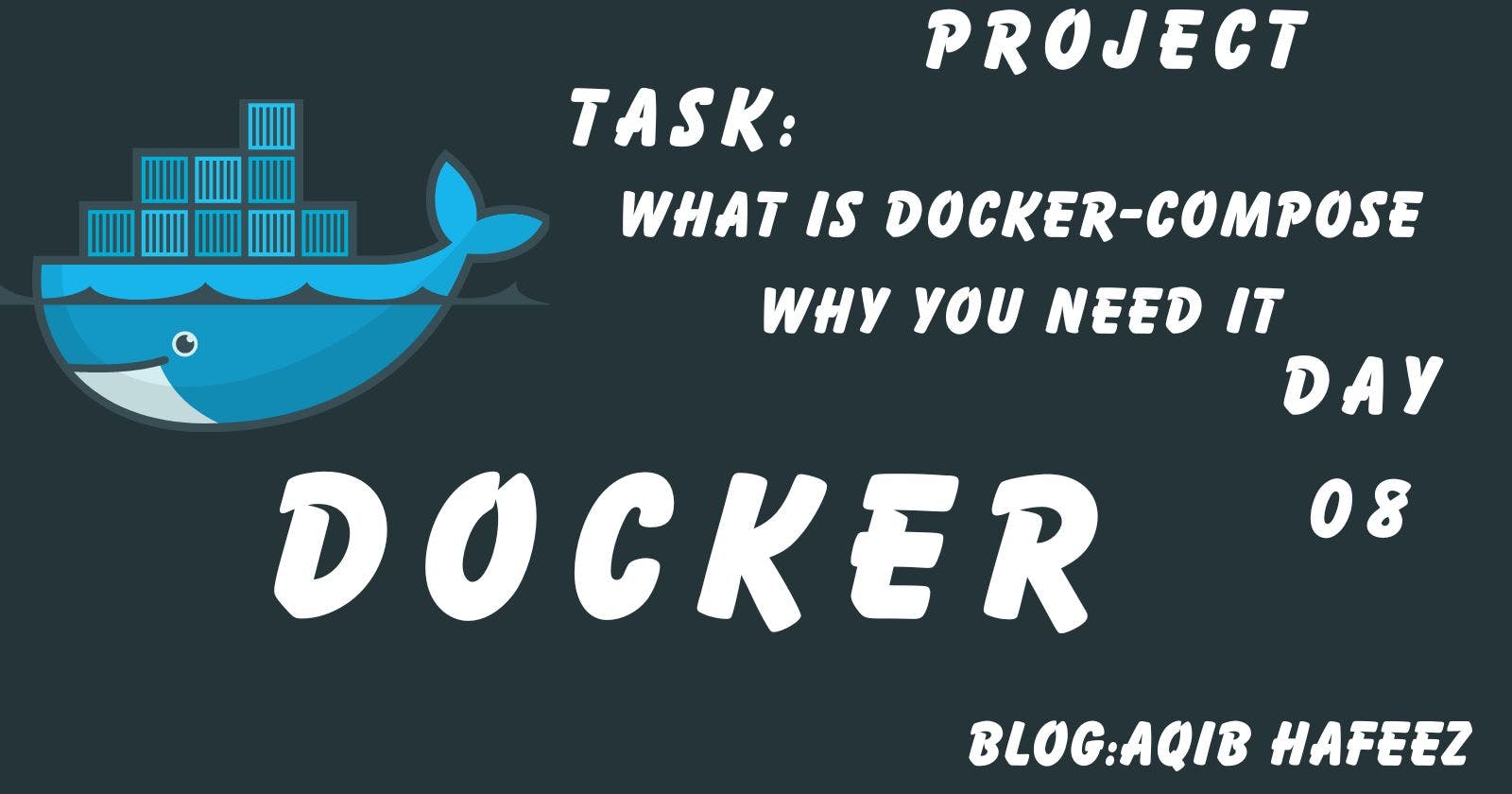 Day 08 || What is docker-compose: What It Is, Why You Need It, and Essential Commands