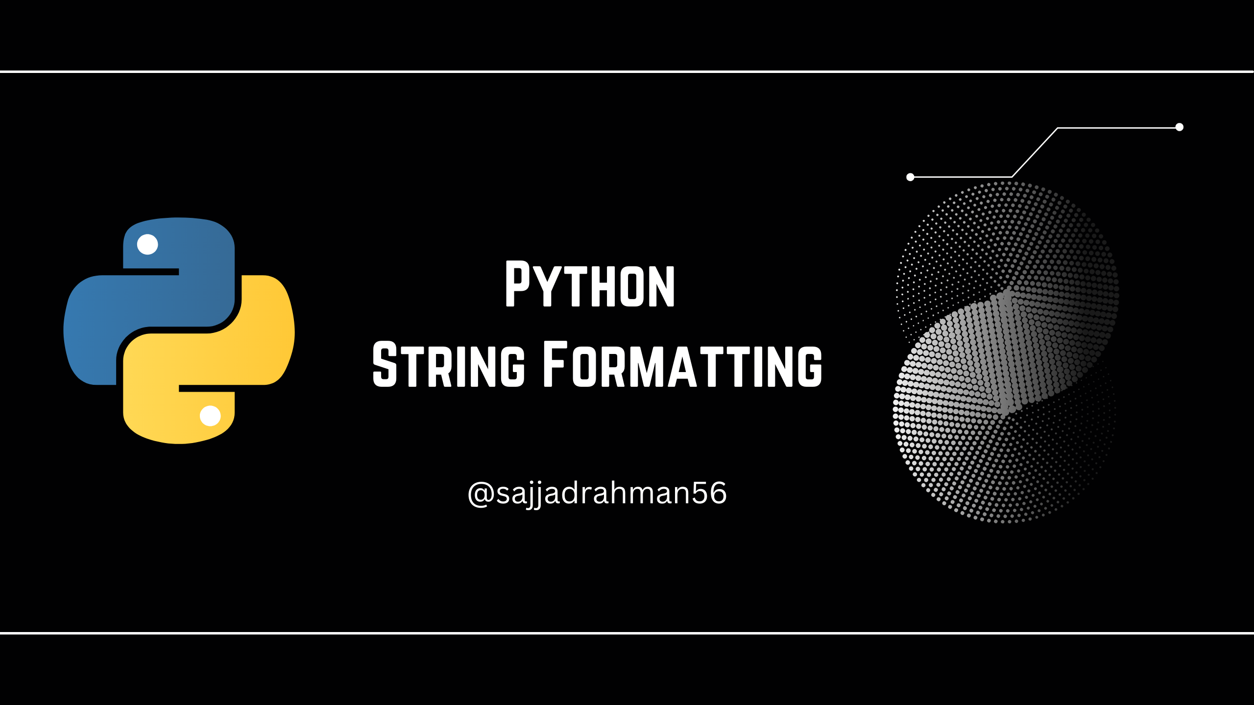 String Formatting in Python