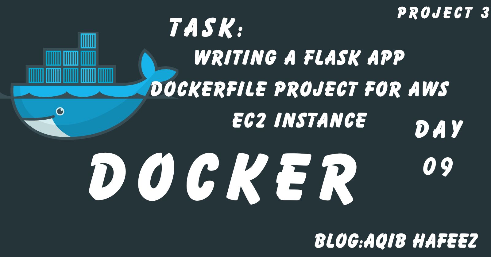 Day 09 || Writing a Flask App Dockerfile Project