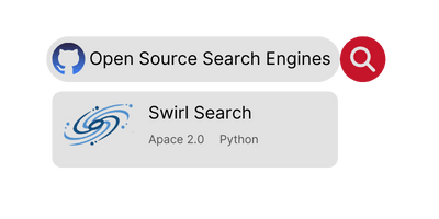 Swirl is an open source search engine