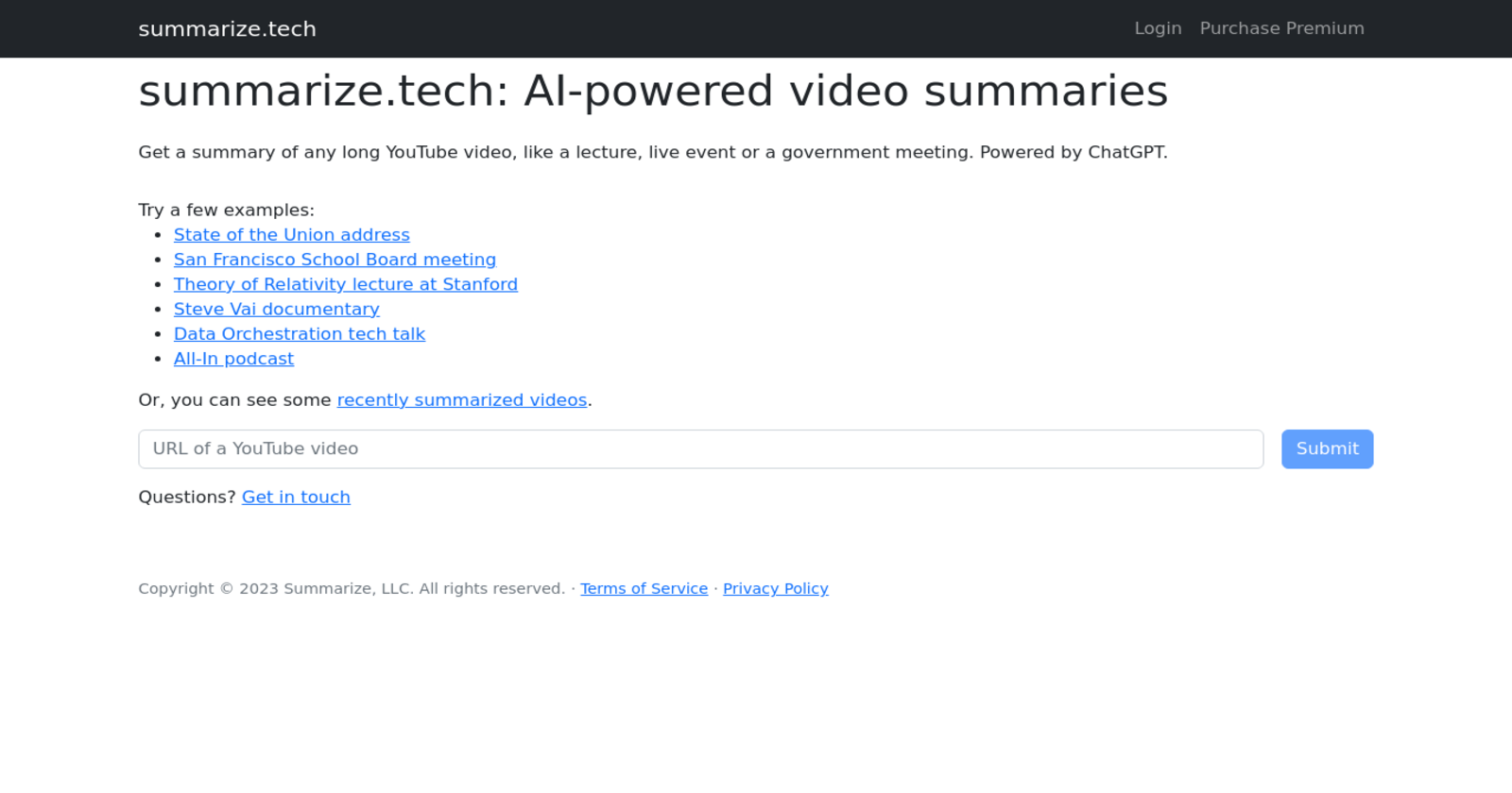 Unlock Efficiency with summarize.tech: Your AI-Powered Video Summarization Solution