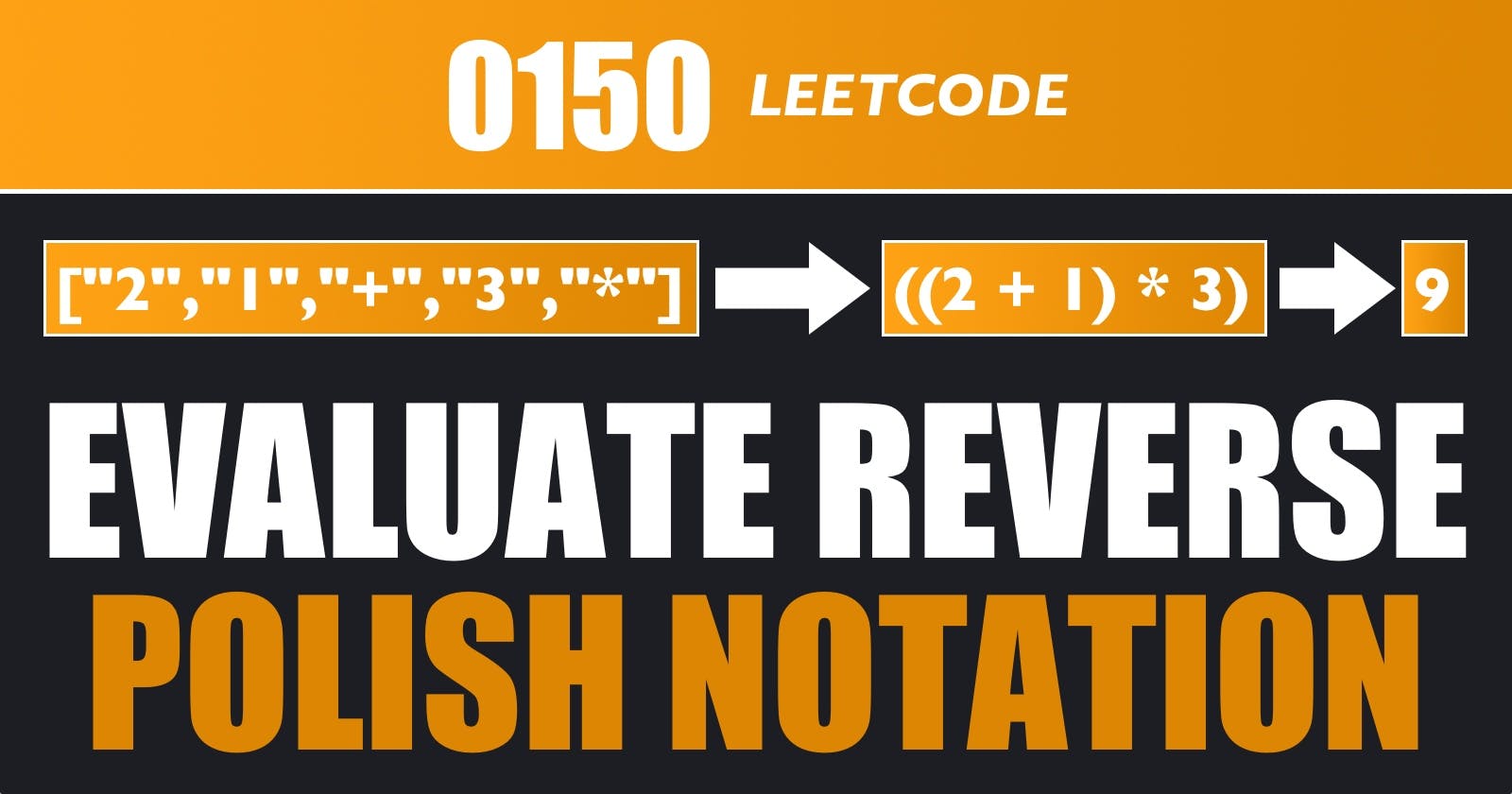 Evaluate Reverse Polish Notation - Leetcode 150