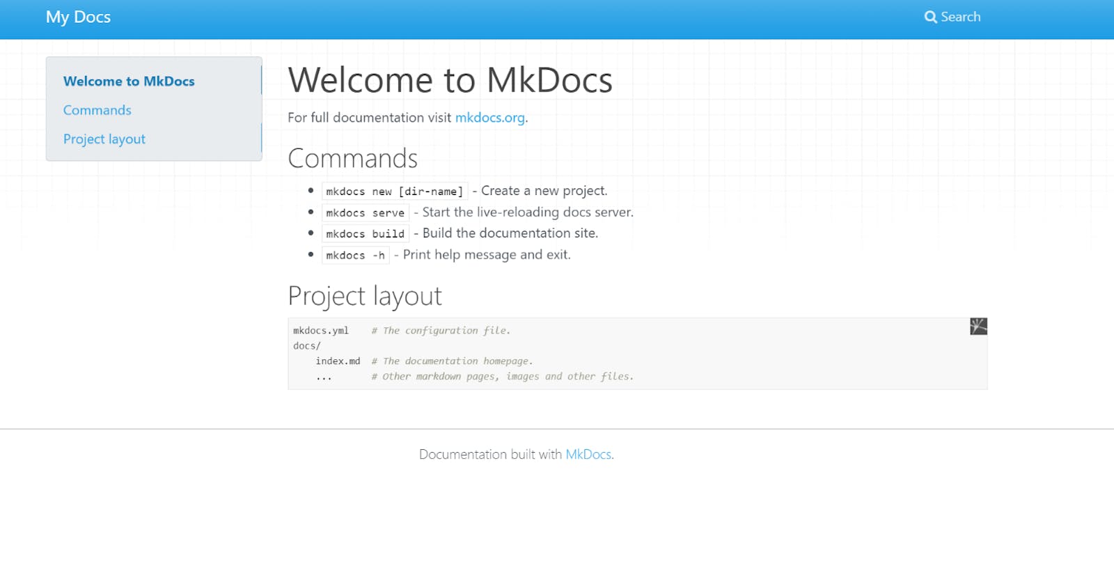 Getting Started with Mkdocs: A Beginner's Guide.
