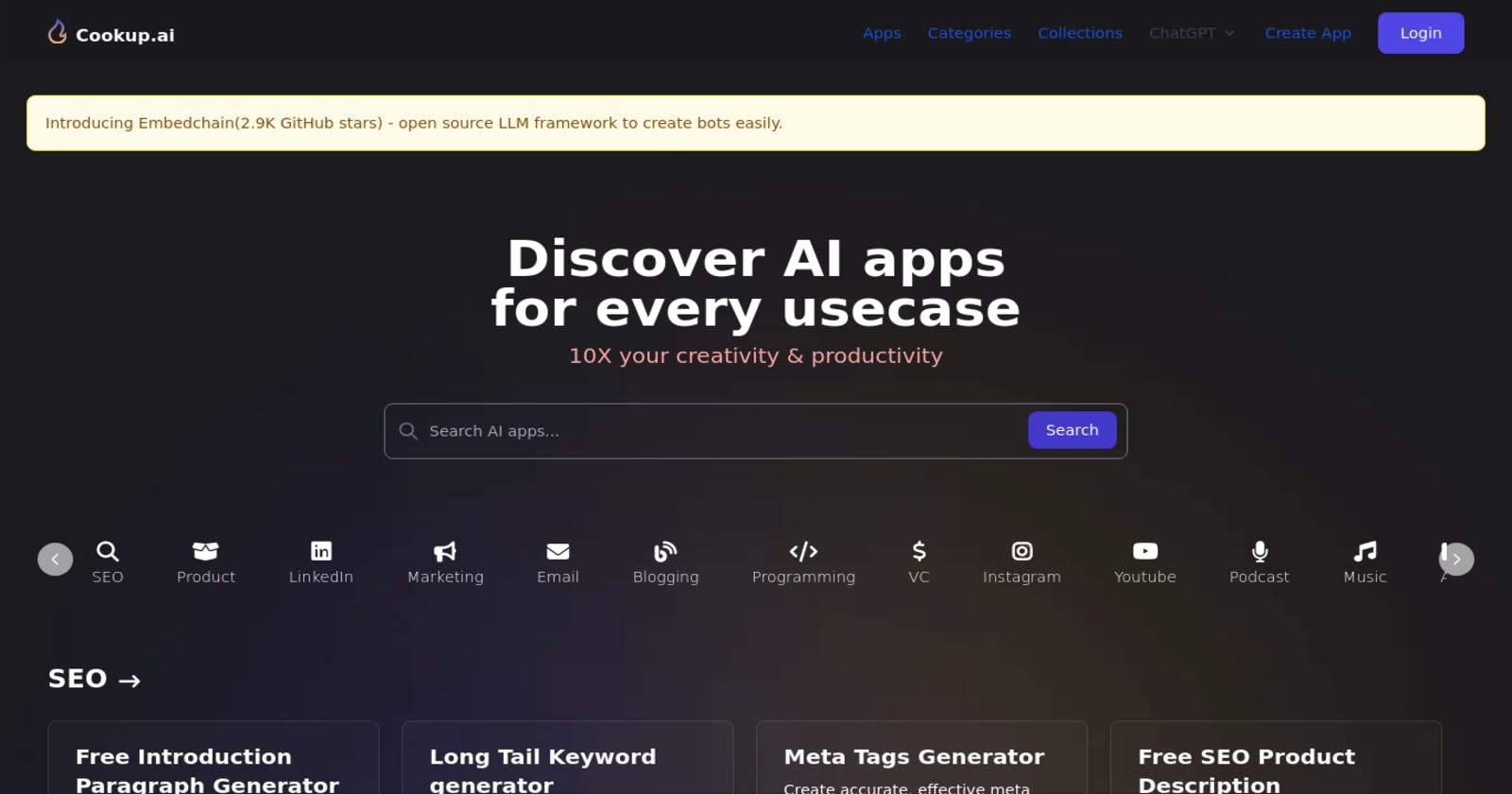 Boost Your Creativity and Productivity with Cookup.ai: Your AI-Driven Content and Idea Generator