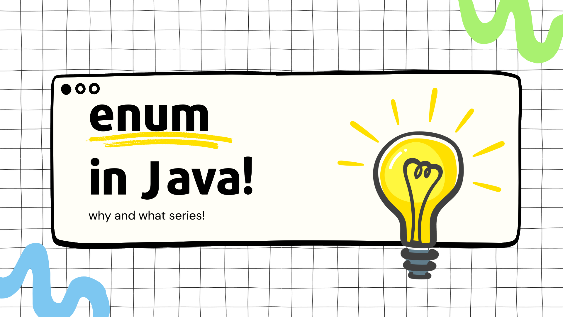 What is enum and Why enum?