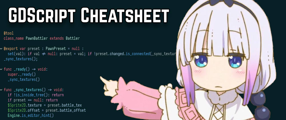 GDScript Cheatsheet