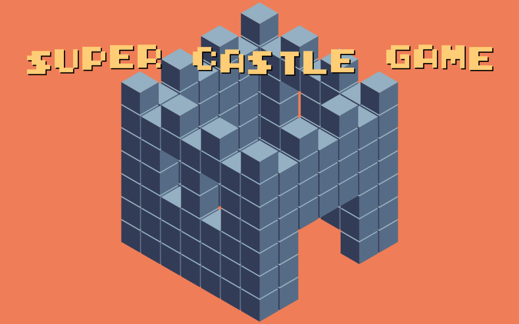 Super Castle Game title screen