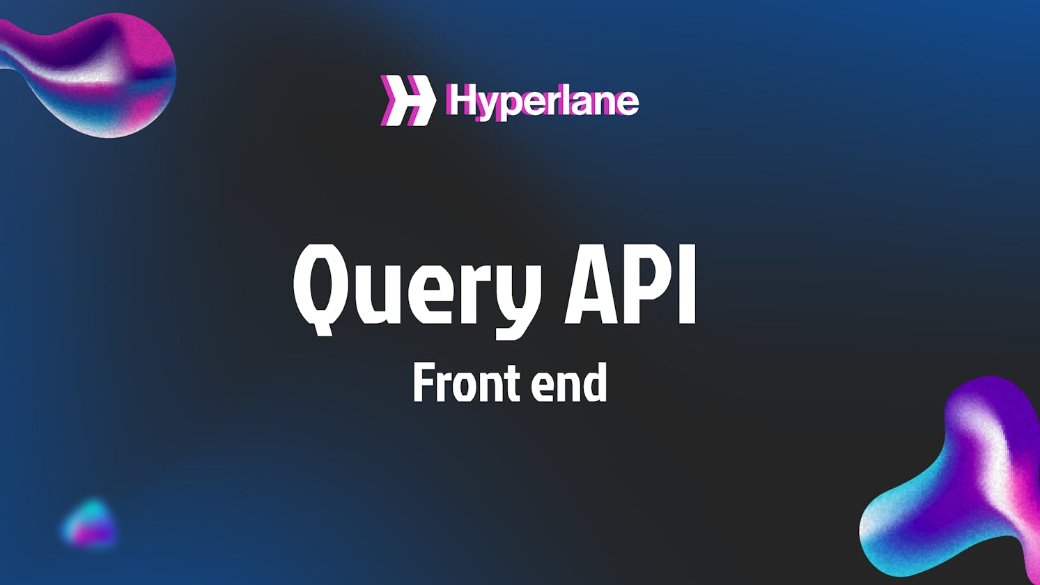 Query API - Frontend