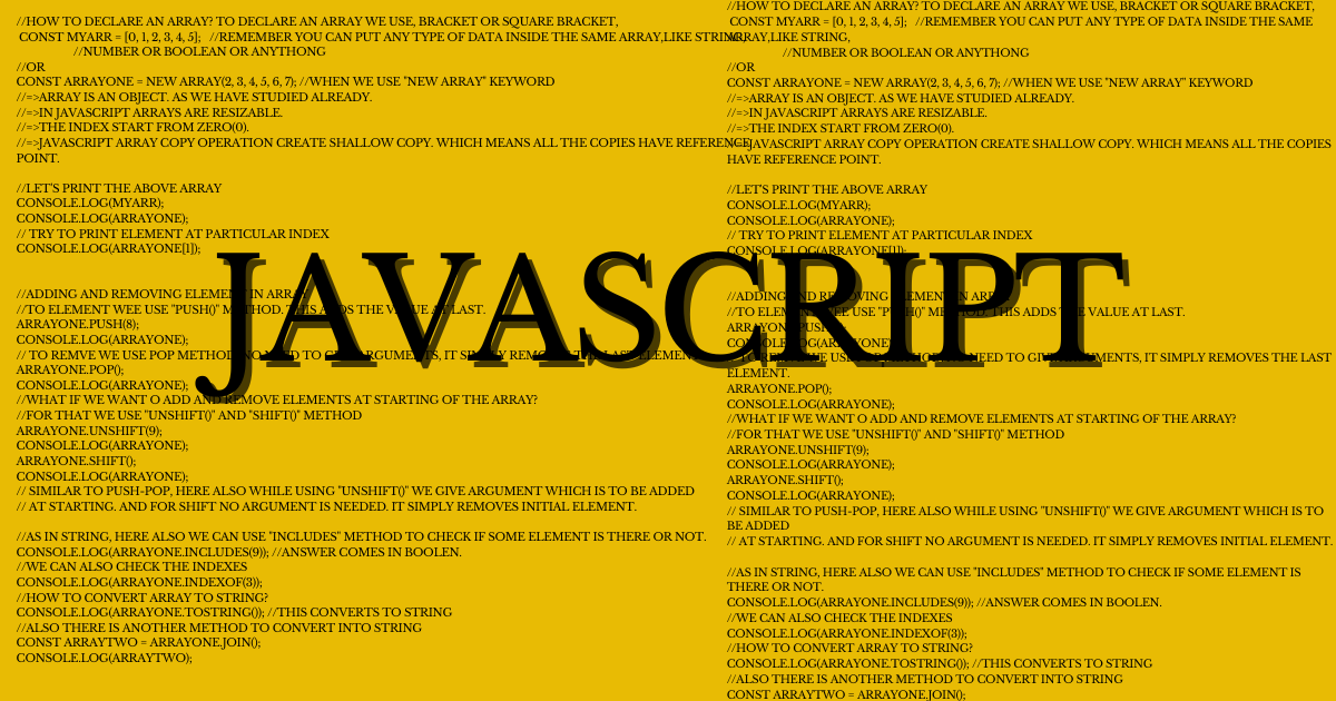 Introduction to JavaScript