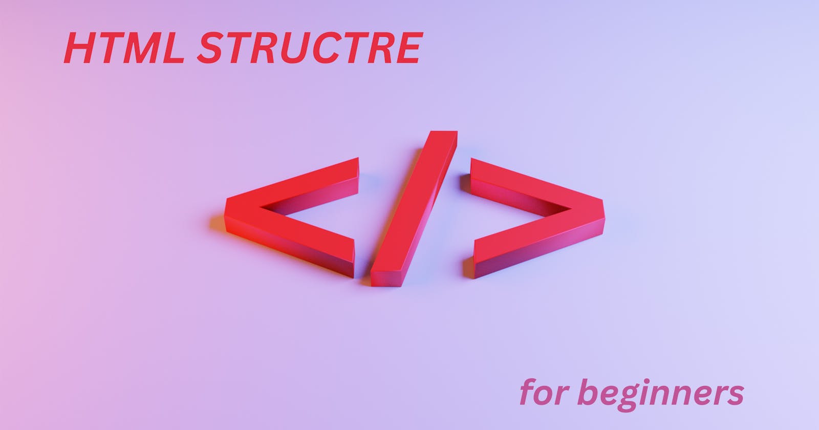 HTML structure