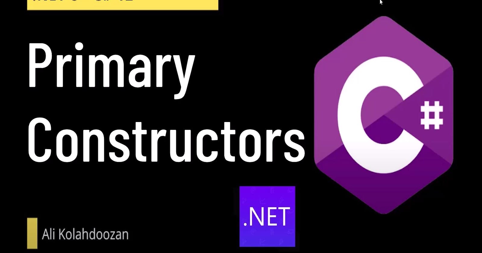 .NET 8 - C#12 - Primary Constructors