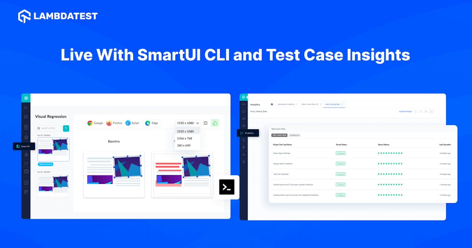 Now Live With SmartUI CLI and Test Case Insights Module