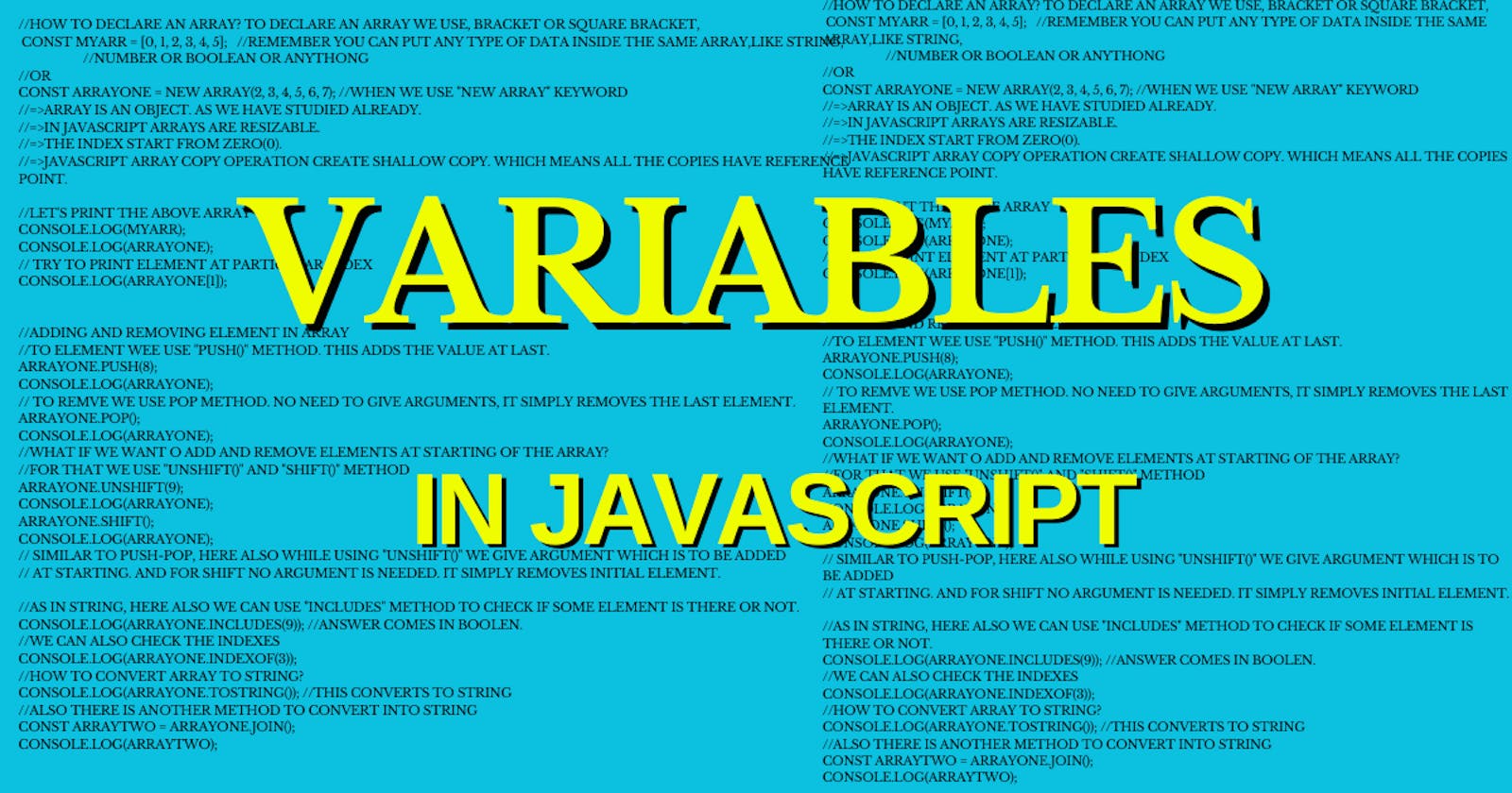 All About Variables in JavaScript