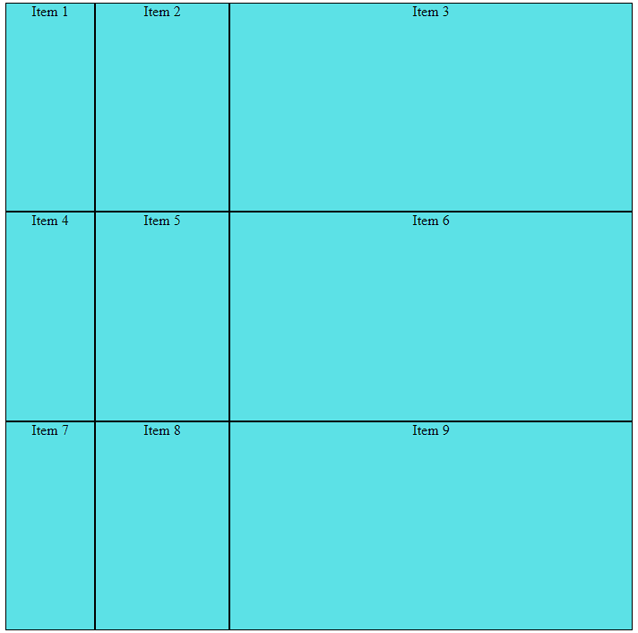 CSS Grid Layout