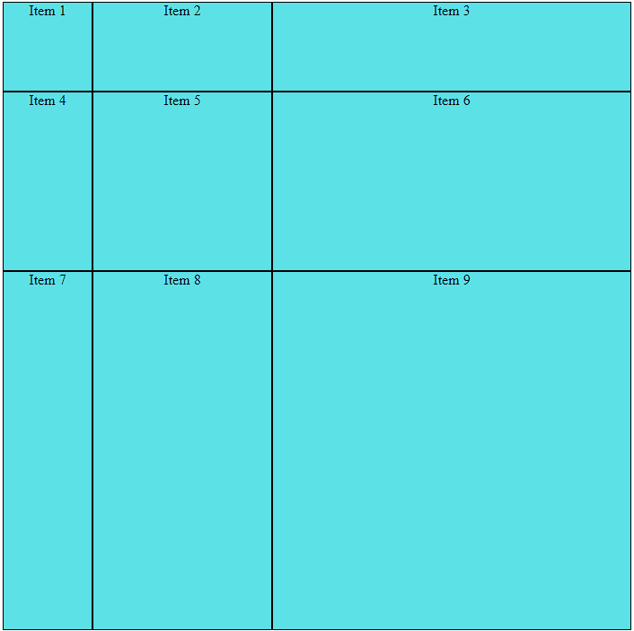 CSS Grid Layout