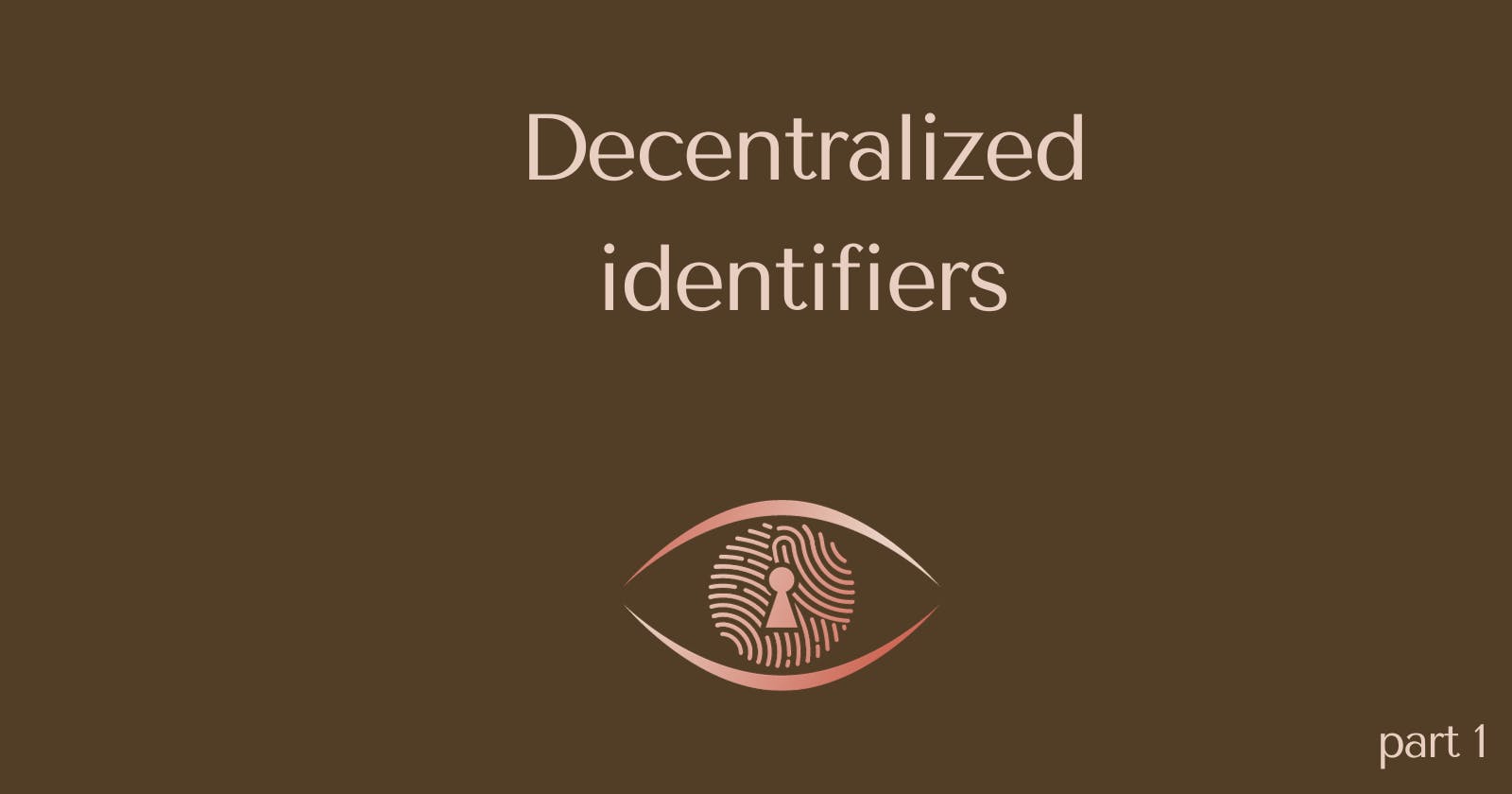 Decentralized Identifiers: Challenges with Current Identity Systems