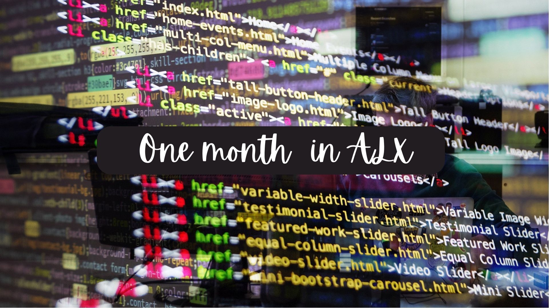 One Month in Alx software Engineering.