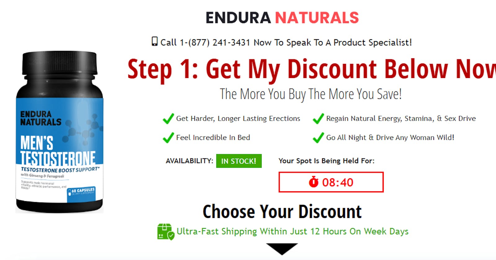 Endura Naturals Male Enhancement Supplement Pills | Bigger Loads & Better Taste?