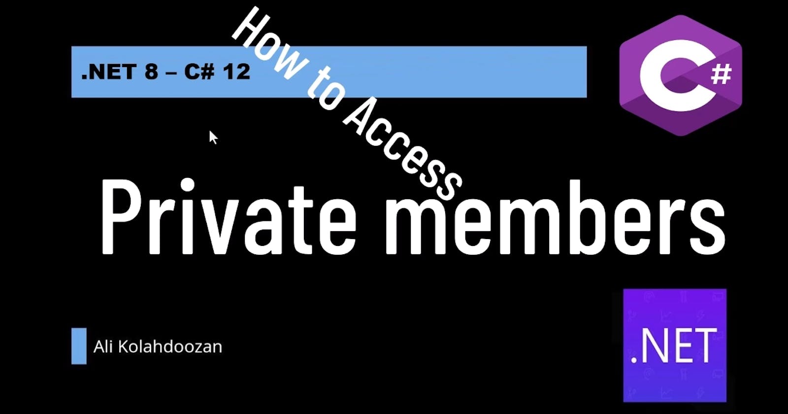 How to Access Private members in C# - 12