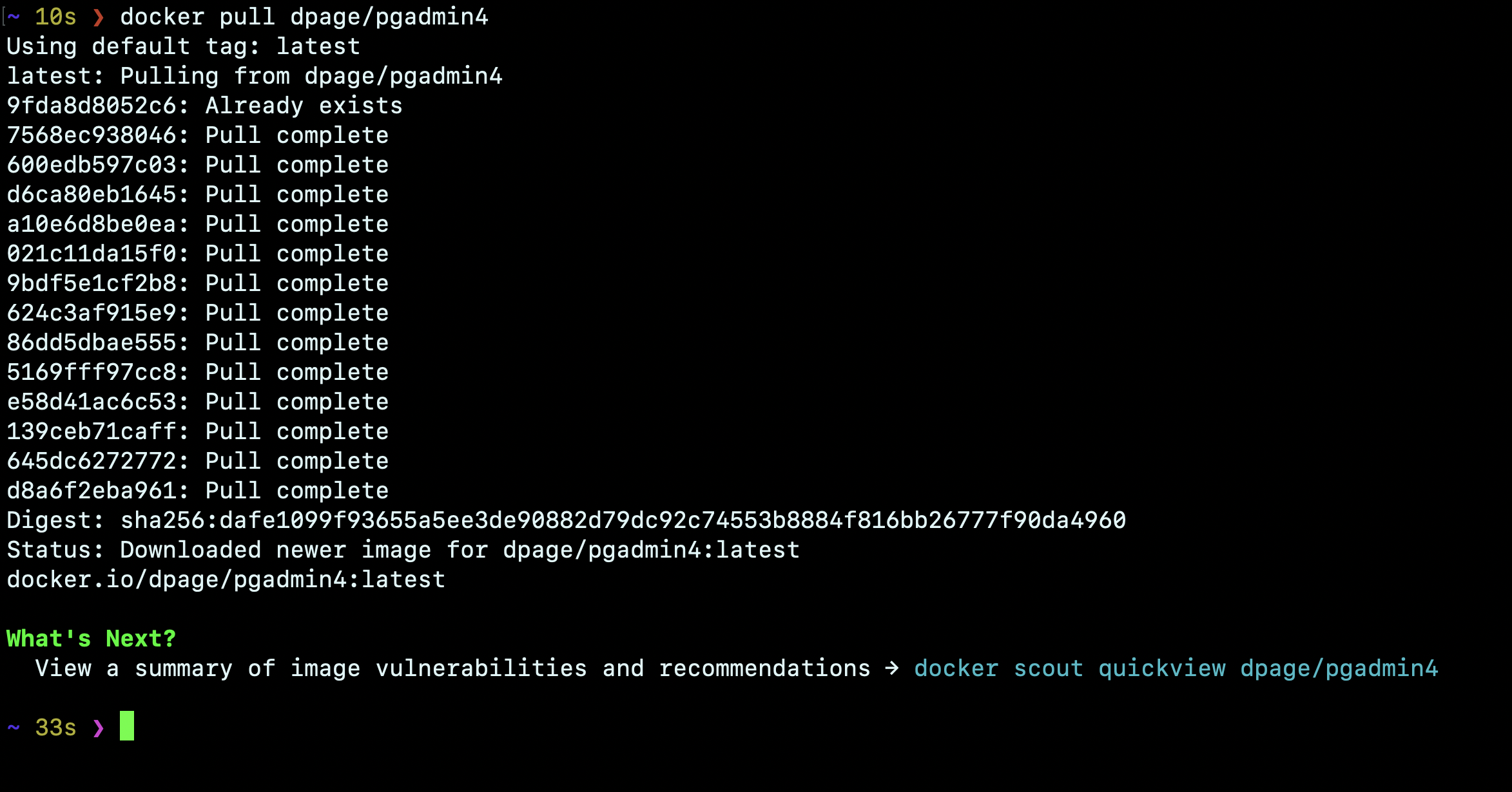 Docker + PostgreSQL + PgAdmin