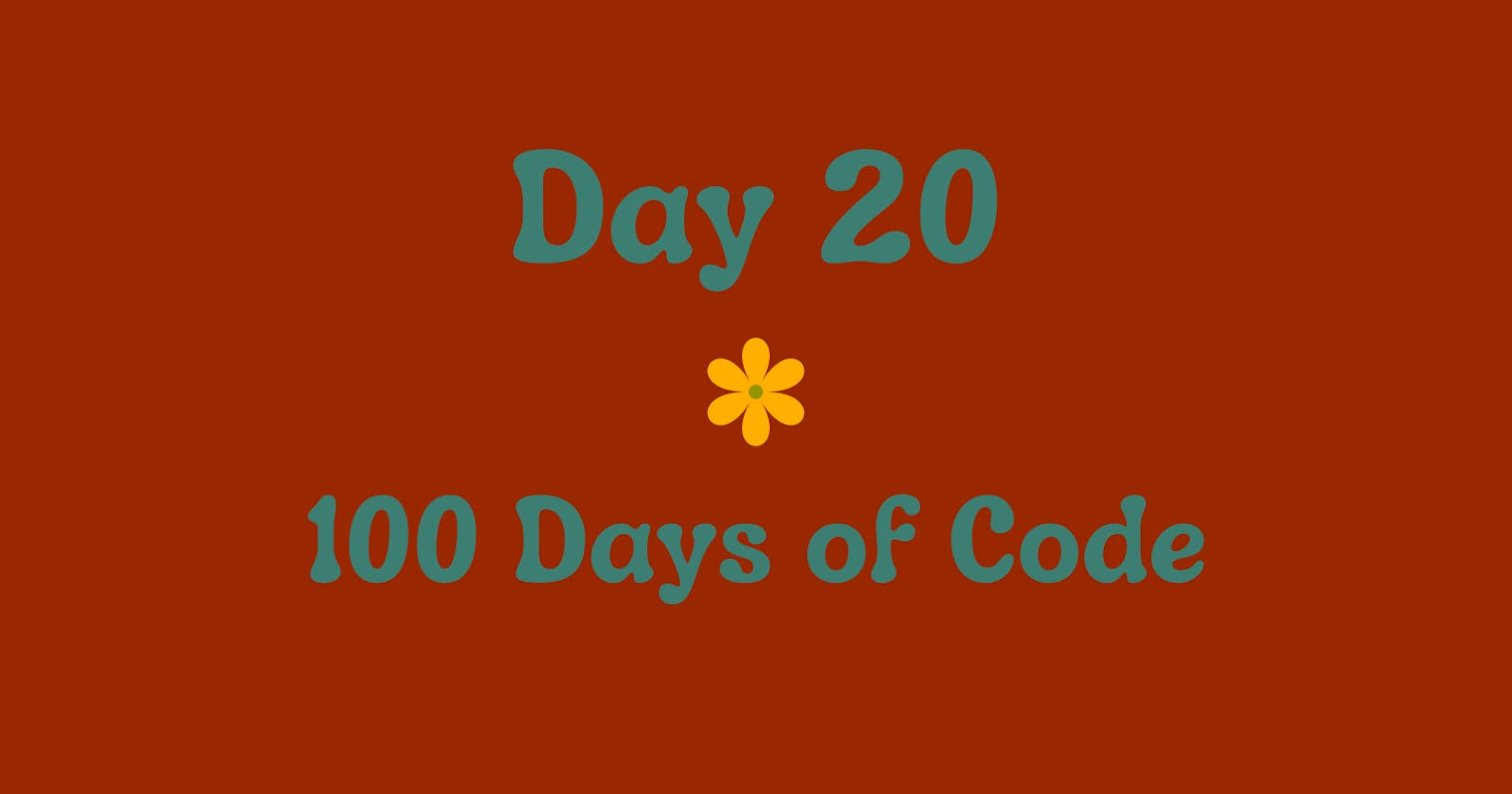 Day 20: The Code Continues to Flow