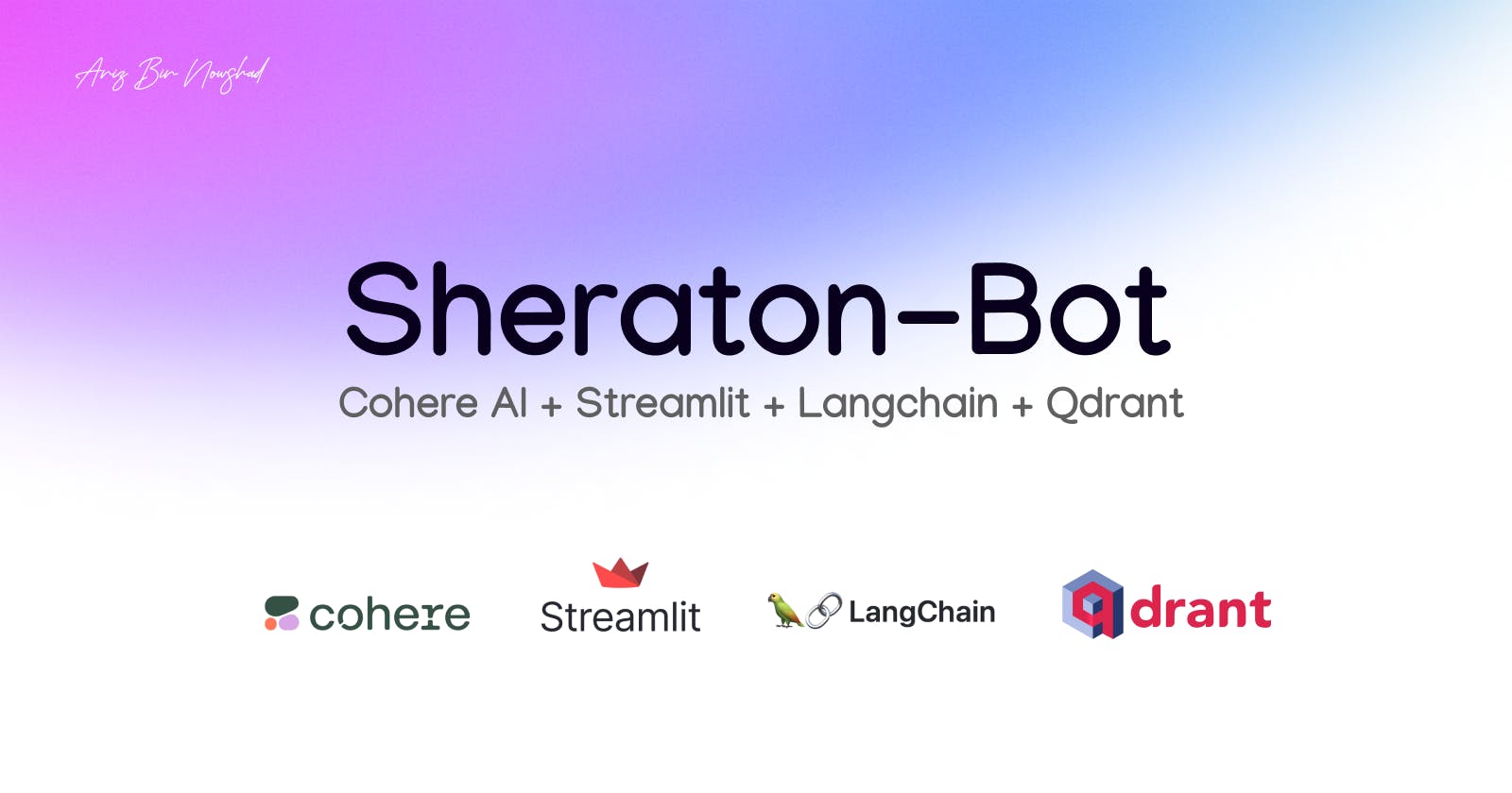 Chatbot with  RAG + Memory - Cohere AI, Streamlit, Langchain, Qdrant