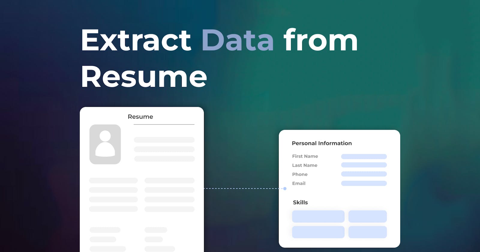 How to extract data from a resume/CV
